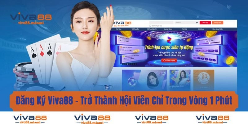 Đăng Ký Viva88 - Trở Thành Hội Viên Chỉ Trong Vòng 1 Phút