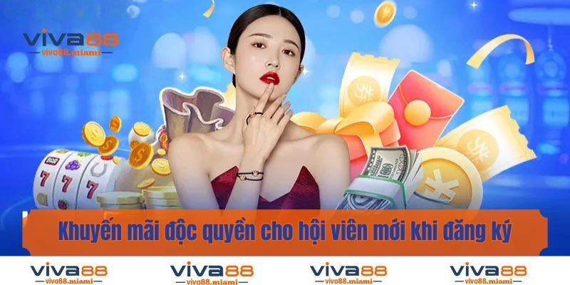 Khuyến mãi độc quyền cho hội viên mới khi đăng ký